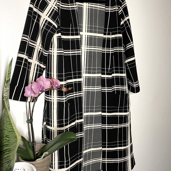 Plaid striped cardigan - Picture 2 of 2